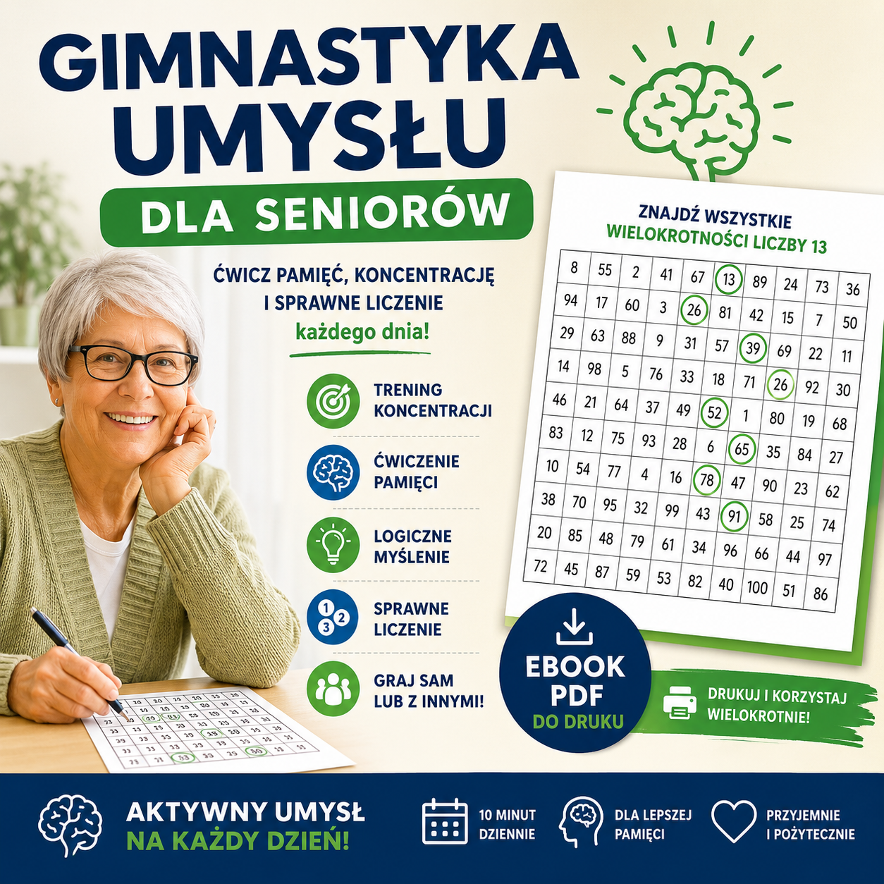Gimnastyka umysłu dla seniorów