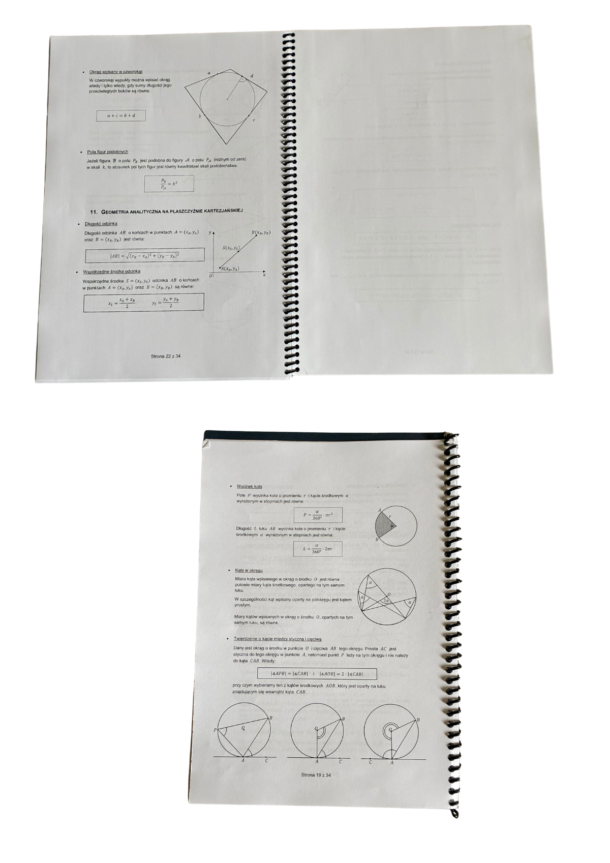Oficjalna broszura CKE - Wybrane wzory matematyczne na egzamin maturalny z matematyki