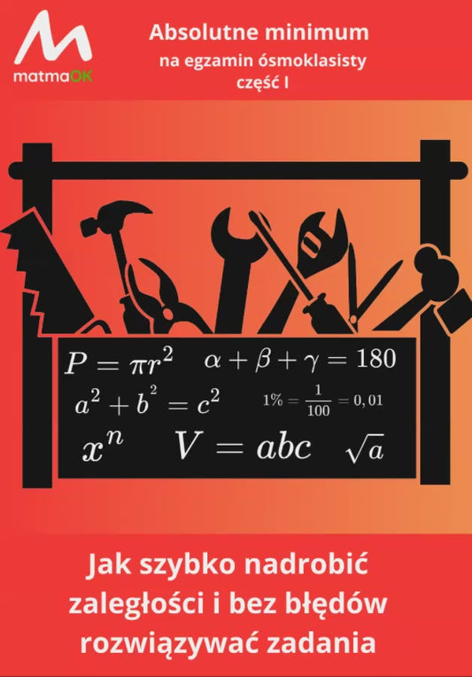 Absolutne minimum na egzamin ósmoklasisty ebook część 1