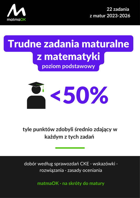 Trudne zadania maturalne z matematyki na poziomie podstawowym